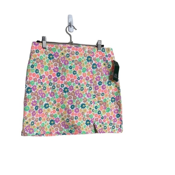 Wild Fable NWT Ditzy Floral Bright Mini Skirt 6 - Picture 1 of 8